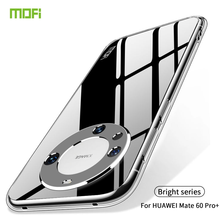 For Huawei Mate 60 Pro+ MOFI Ming Series Ultra-thin TPU Phone Case(Transparent) by MOFI