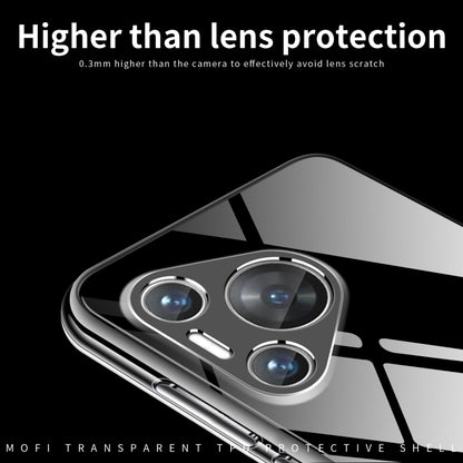 For Huawei Pura 70 Pro MOFI Ming Series Ultra-thin TPU Phone Case(Transparent) by MOFI