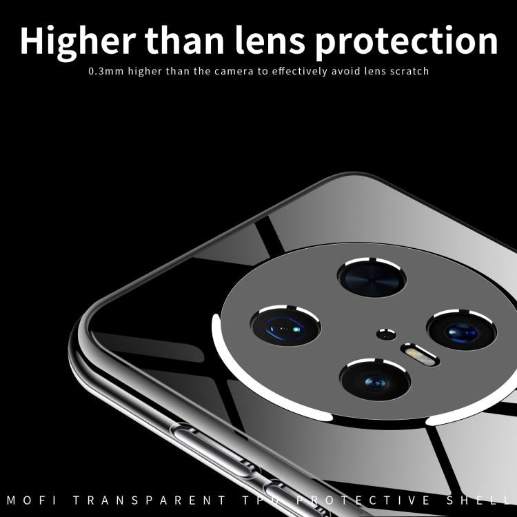 For Huawei Mate 70 Pro MOFI Ming Series Ultra-thin TPU Phone Case(Transparent) by MOFI