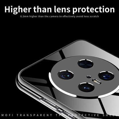 For Huawei Mate 70 Pro MOFI Ming Series Ultra-thin TPU Phone Case(Transparent) by MOFI