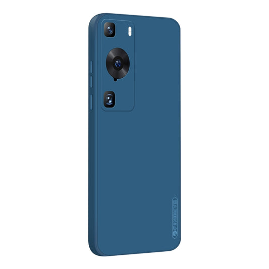 For Huawei P60 / P60 Pro PINWUYO Sense Series Liquid Silicone TPU Phone Case(Blue) by PINWUYO