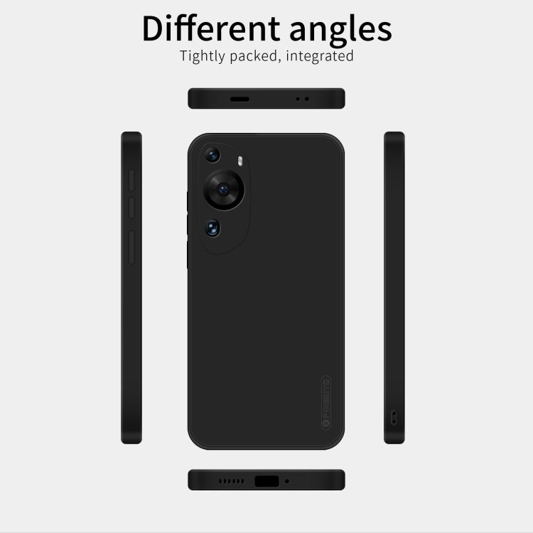 For Huawei P60 Art PINWUYO Sense Series Liquid Silicone TPU Phone Case(Black) by PINWUYO