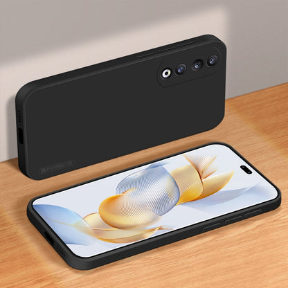 For Honor 90 Pro PINWUYO Sense Series Liquid Silicone TPU Phone Case(Black) by PINWUYO