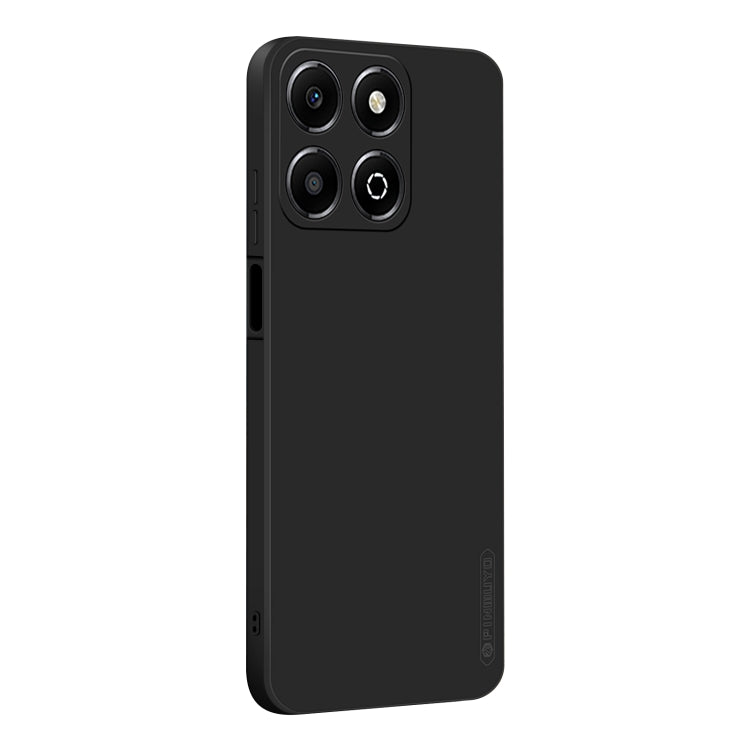 For Honor X6b PINWUYO Sense Series Liquid Silicone TPU Phone Case(Black) by PINWUYO