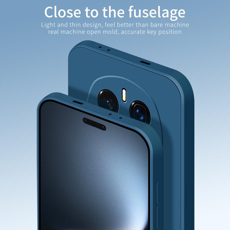 For Honor Magic7 Pro PINWUYO Sense Series Liquid Silicone TPU Phone Case(Blue) by PINWUYO