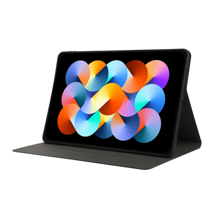 For Redmi Pad SE 11.0 ENKAY Leather Stand Smart Tablet Case(Dark Blue) by ENKAY