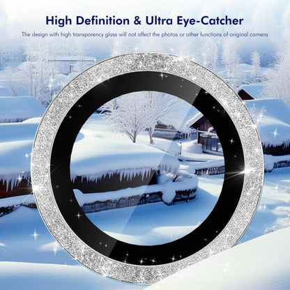 For iPhone Air ENKAY Hat-Prince Glitter Rear Lens Aluminium Alloy Tempered Glass Film(Blue) by ENKAY