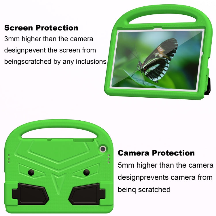 For Samsung Galaxy Tab A11+ / A9+ Sparrow Style Shockproof Kickstand EVA Tablet Case(Green) by bashfashion