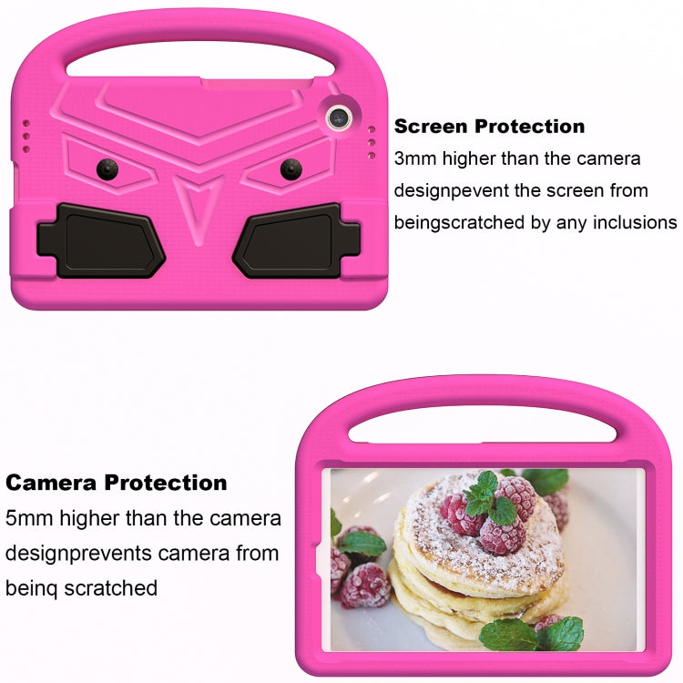 For Samsung Galaxy Tab A11 / A9 Sparrow Style Shockproof Kickstand EVA Tablet Case(RoseRed) by bashfashion