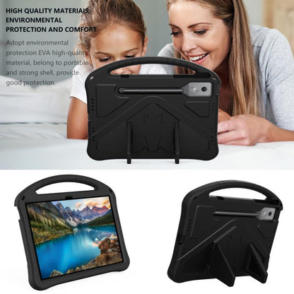 For Lenovo Idea Tab Pro 12.7 TB-373FU 2025 EVA Shockproof Tablet Case with Holder(Black) by bashfashion