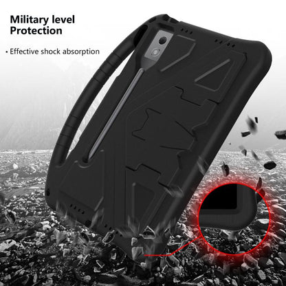 For Lenovo Idea Tab Pro 12.7 TB-373FU 2025 EVA Shockproof Tablet Case with Holder(Black) by bashfashion