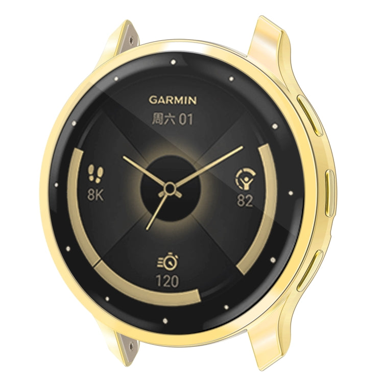 For Garmin Venu 3 TPU All-Inclusive Watch Protective Case(Gold) by bashfashion
