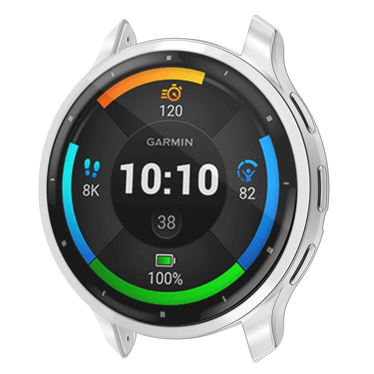 For Garmin Venu 3S TPU All-Inclusive Watch Protective Case(Sliver) by bashfashion