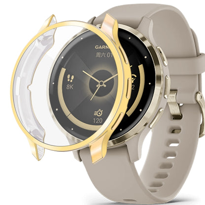 For Garmin Venu 3 TPU All-Inclusive Watch Protective Case(Gold) by bashfashion