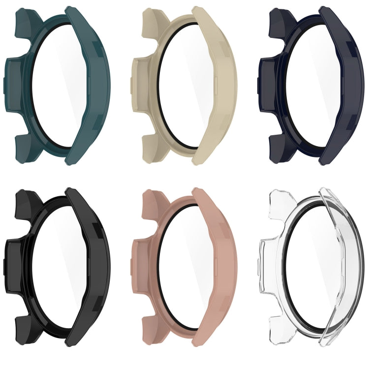 For Huawei Watch GT 4 46mm PC + Tempered Film Integrated Watch Protective Case(Transparent) by bashfashion