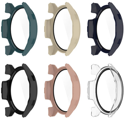 For Huawei Watch GT 4 46mm PC + Tempered Film Integrated Watch Protective Case(Transparent) by bashfashion