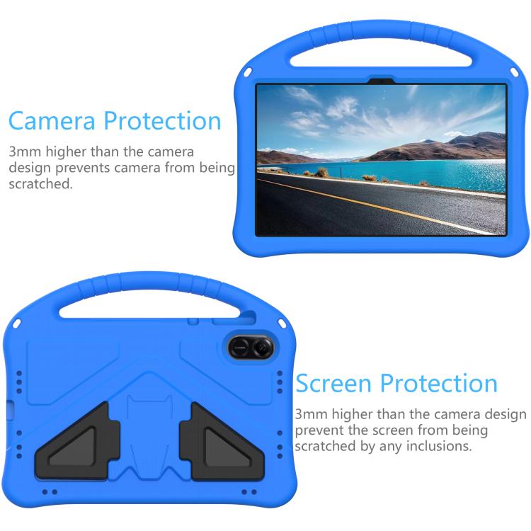 For Honor Pad X8a EVA Shockproof Tablet Case with Holder(Blue) by bashfashion