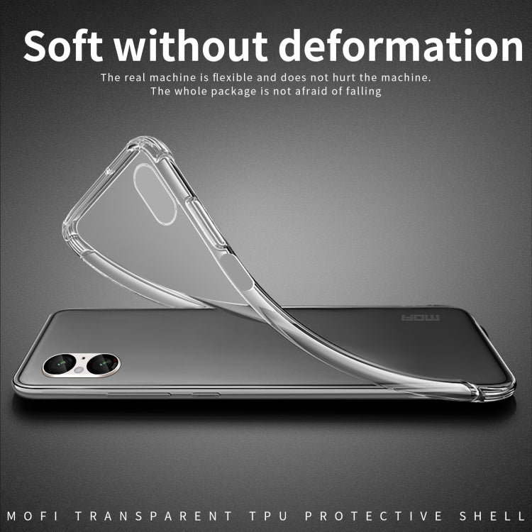 For Sony Xperia 5 V MOFI Ming Series Ultra-thin TPU Phone Case(Transparent) by MOFI