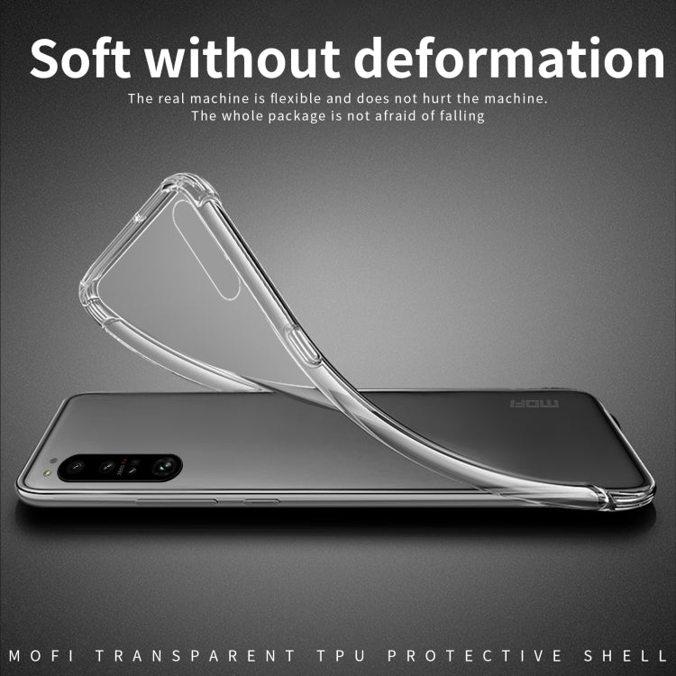 For Sony Xperia 1 VI MOFI Ming Series Ultra-thin TPU Phone Case(Transparent) by MOFI