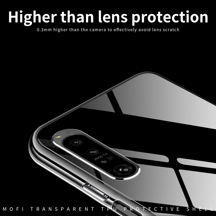 For Sony Xperia 1 VI MOFI Ming Series Ultra-thin TPU Phone Case(Transparent) by MOFI