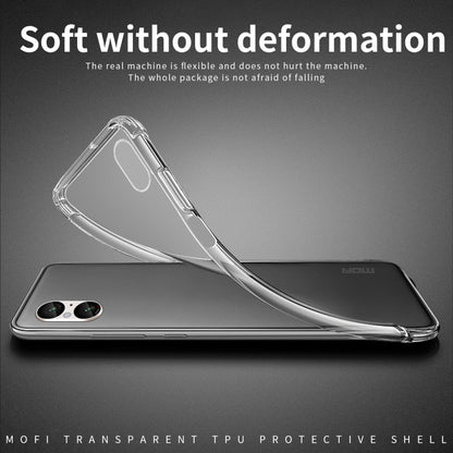 For Sony Xperia 10 VI MOFI Ming Series Ultra-thin TPU Phone Case(Transparent) by MOFI