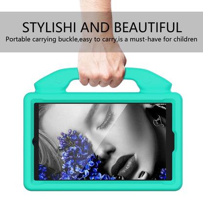 For Samsung Galaxy Tab A11 / A9 Thumb Bracket EVA Shockproof Tablet Case(Glacial Green) by bashfashion