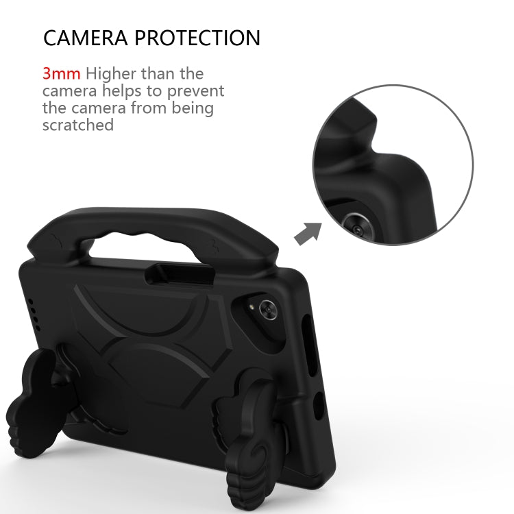 For Samsung Galaxy Tab A11 / A9 Thumb Bracket EVA Shockproof Tablet Case(Black) by bashfashion