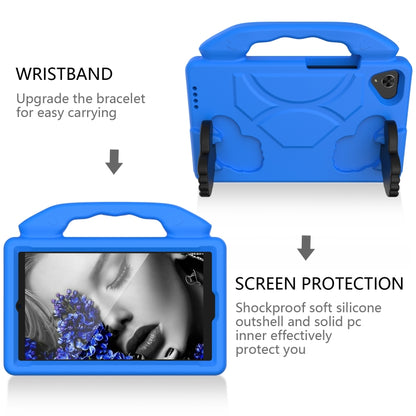 For Samsung Galaxy Tab A11 / A9 Thumb Bracket EVA Shockproof Tablet Case(Blue) by bashfashion
