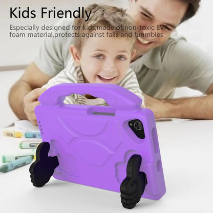 For Samsung Galaxy Tab A11 / A9 Thumb Bracket EVA Shockproof Tablet Case(Light Purple) by bashfashion