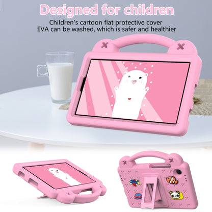 For Samsung Galaxy Tab A9 Handle Kickstand Children EVA Shockproof Tablet Case(Pink) by bashfashion