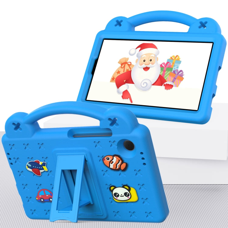 For Samsung Galaxy Tab A9 Handle Kickstand Children EVA Shockproof Tablet Case(Sky Blue) by bashfashion