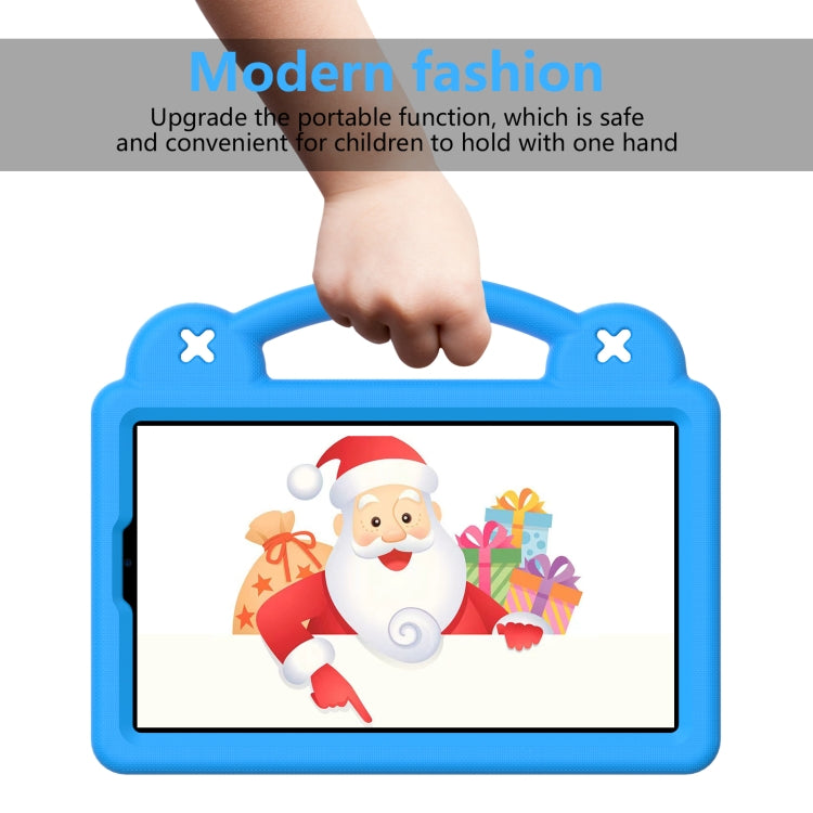 For Samsung Galaxy Tab A9 Handle Kickstand Children EVA Shockproof Tablet Case(Sky Blue) by bashfashion