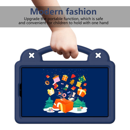 For Samsung Galaxy Tab A9 Handle Kickstand Children EVA Shockproof Tablet Case(Navy Blue) by bashfashion