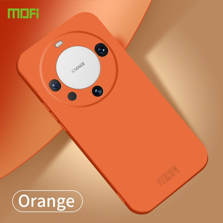 For Huawei Mate 60 MOFI Qin Series Skin Feel All-inclusive PC Phone Case(Orange) by MOFI