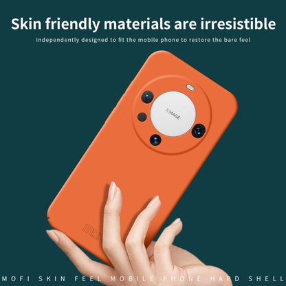 For Huawei Mate 60 Pro MOFI Qin Series Skin Feel All-inclusive PC Phone Case(Orange) by MOFI