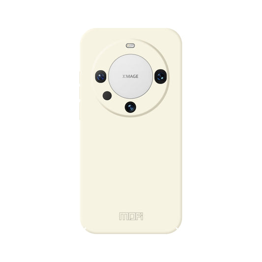 For Huawei Mate 60 Pro MOFI Qin Series Skin Feel All-inclusive PC Phone Case(Beige) by MOFI