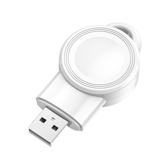 For Apple Watch Aluminum USB Watch Wireless Charger(White) by bashfashion