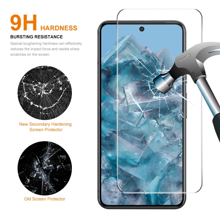 For Google Pixel 8 Pro 2pcs ENKAY Hat-Prince 0.26mm 9H 2.5D High Aluminum-silicon Tempered Glass Film by ENKAY
