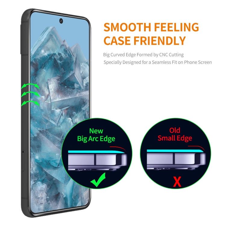 For Google Pixel 8 Pro 5pcs ENKAY Hat-Prince 0.26mm 9H 2.5D High Aluminum-silicon Tempered Glass Film by ENKAY