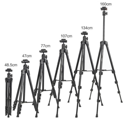 YUNTENG VCT-580 DSLR Camera Telescopic Tripod Mount with 1 / 4 Screw by YUNTENG