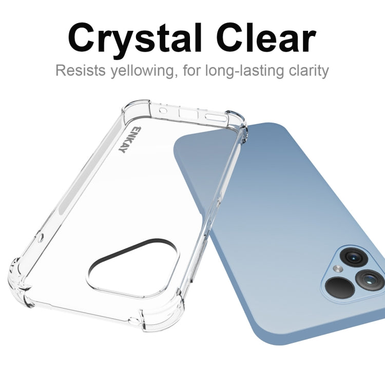 For Fairphone 5 ENKAY Hat-Prince Transparent TPU Shockproof Phone Case by ENKAY