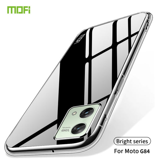 For Motorola Moto G84 MOFI Ming Series Ultra-thin TPU Phone Case(Transparent) by MOFI