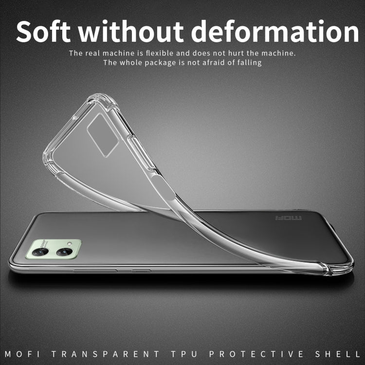 For Motorola Moto G84 MOFI Ming Series Ultra-thin TPU Phone Case(Transparent) by MOFI