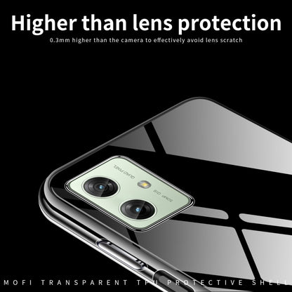 For Motorola Moto G54 MOFI Ming Series Ultra-thin TPU Phone Case(Transparent) by MOFI