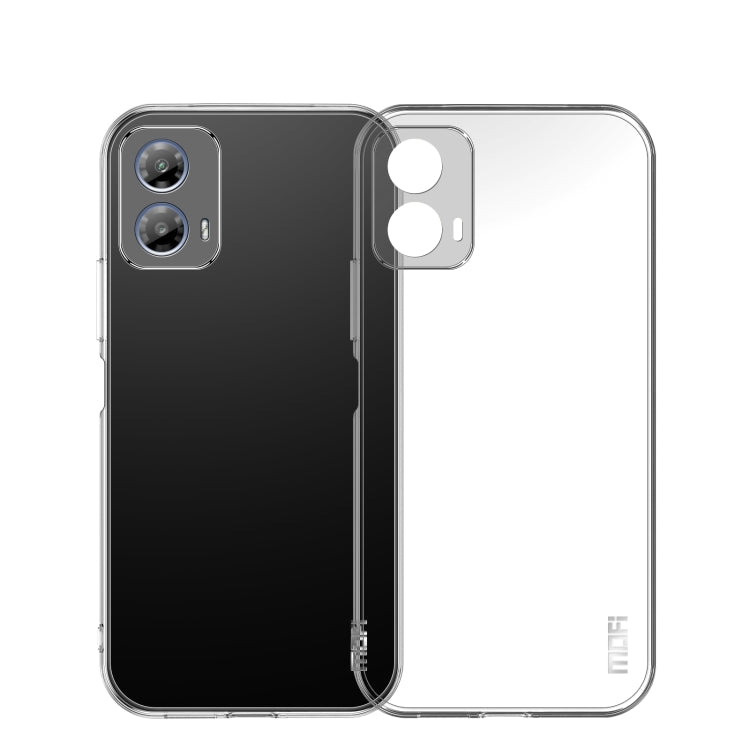 For Motorola Moto G34 MOFI Ming Series Ultra-thin TPU Phone Case(Transparent) by MOFI