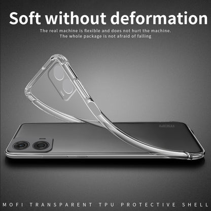 For Motorola Moto G24 / G04 MOFI Ming Series Ultra-thin TPU Phone Case(Transparent) by MOFI