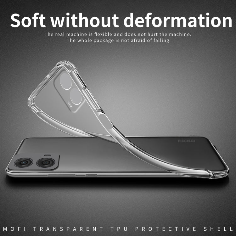 For Motorola Moto G24 Power MOFI Ming Series Ultra-thin TPU Phone Case(Transparent) by MOFI