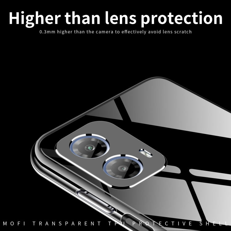 For Motorola Moto G35 MOFI Ming Series Ultra-thin TPU Phone Case(Transparent) by MOFI