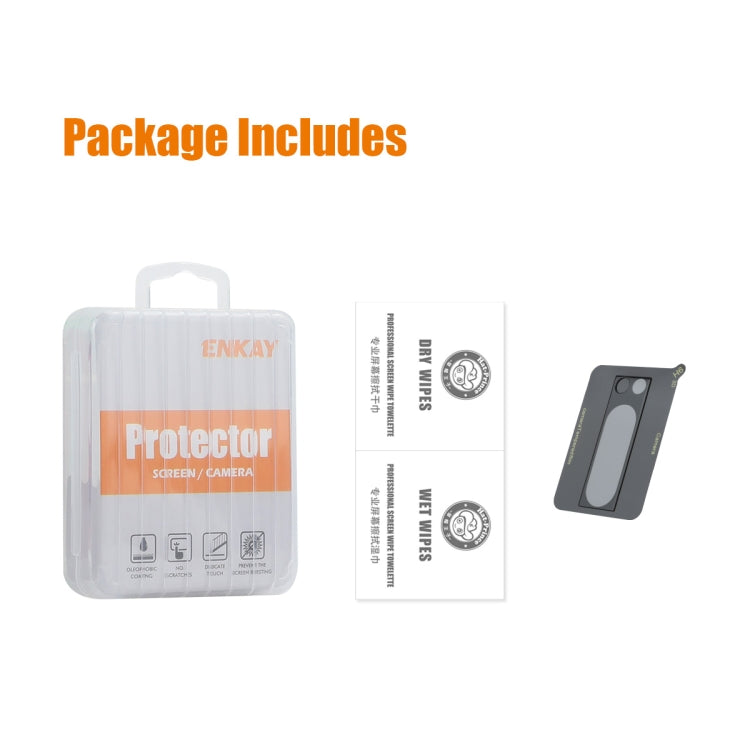 For Google Pixel 8 Pro ENKAY Hat-Prince 9H Rear Camera Lens Tempered Glass Film by ENKAY