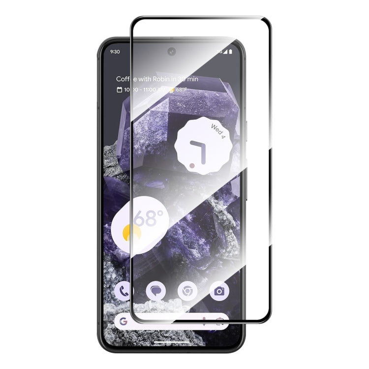 For Google Pixel 8 ENKAY Hat-Prince Full Glue High Aluminum-silicon Tempered Glass Film by ENKAY